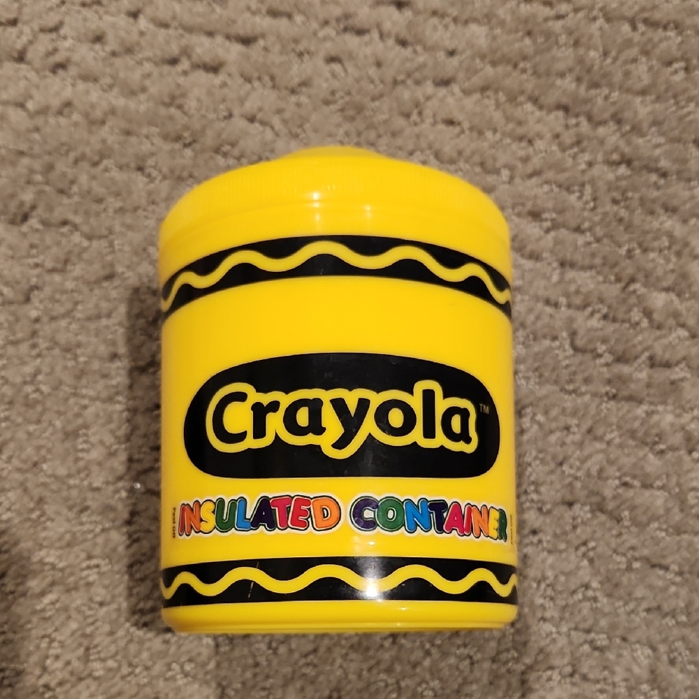 Crayola Insulated Soup Container / Tupperwear